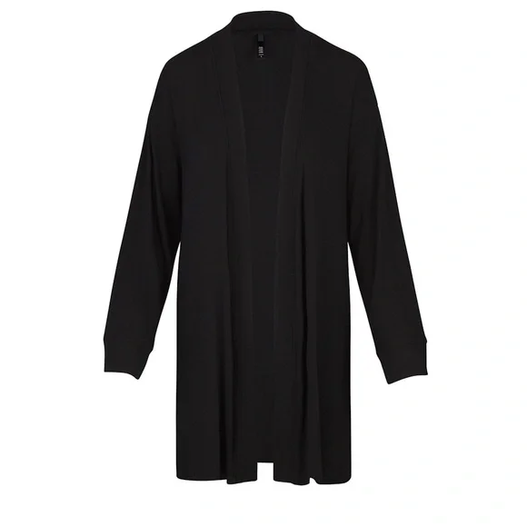 SKIMS Soft Lounge Robe Black Size 3X - Picture 2 of 8